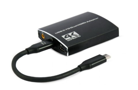 Adapter USB-C do 2xHDMI 4Kx2K audio Adapter USB-C do 2xHDMI 4Kx2K audio