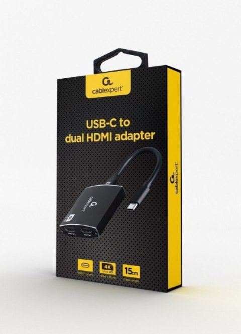 Adapter USB-C do 2xHDMI 4Kx2K audio Adapter USB-C do 2xHDMI 4Kx2K audio