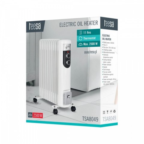 Grzejnik olejowy 2500 W (11 żeberek) Grzejnik olejowy 2500 W (11 żeberek)