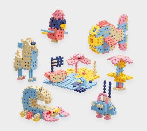 Klocki mini waffle - Podróżnik 200 elementów Klocki mini waffle - Podróżnik 200 elementów