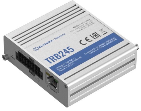 Bramka LTE TRB245 (Cat 4), 3G, 2G, RS232/RS485, Ethernet Bramka LTE TRB245 (Cat 4), 3G, 2G, RS232/RS485, Ethernet
