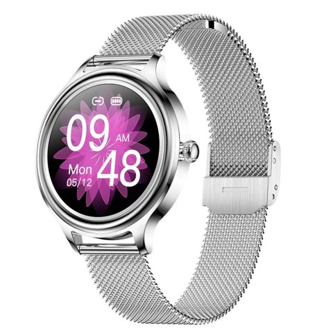 Smartwatch K3 1.09 cala 140 mAh srebrny Smartwatch K3 1.09 cala 140 mAh srebrny