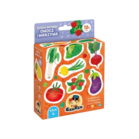 Układanka Puzzle do pary - Owoce i warzywa Układanka Puzzle do pary - Owoce i warzywa