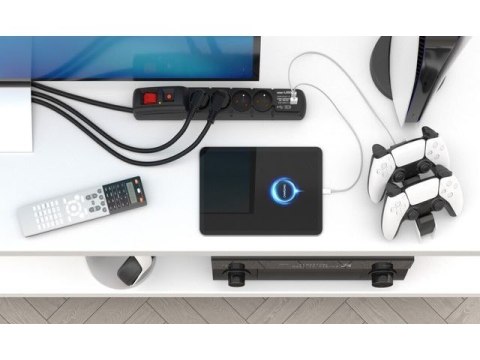 Listwa zasilająca F4 USB A+C 5M 4X 230V PD3.0 QC Czarna Listwa zasilająca F4 USB A+C 5M 4X 230V PD3.0 QC Czarna