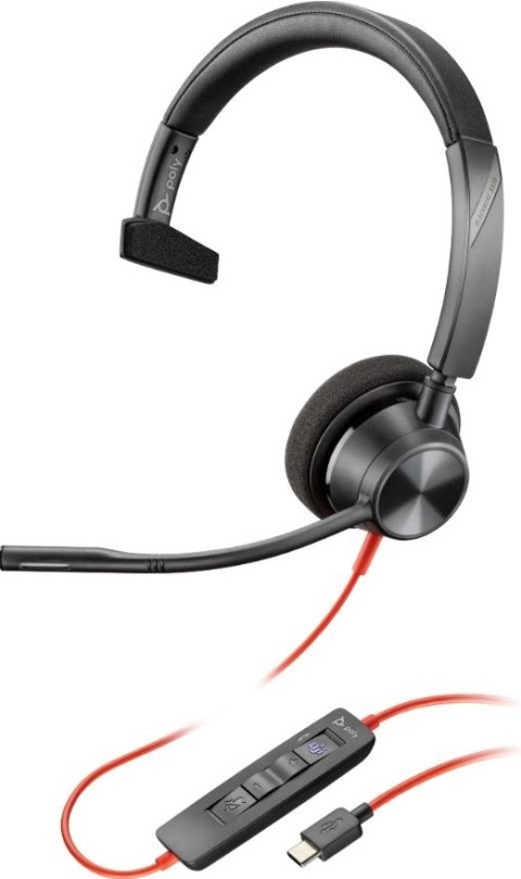 Słuchawki Blackwire 3310 Mono USB-C/A MS-Teams 8X216AA Słuchawki Blackwire 3310 Mono USB-C/A MS-Teams 8X216AA