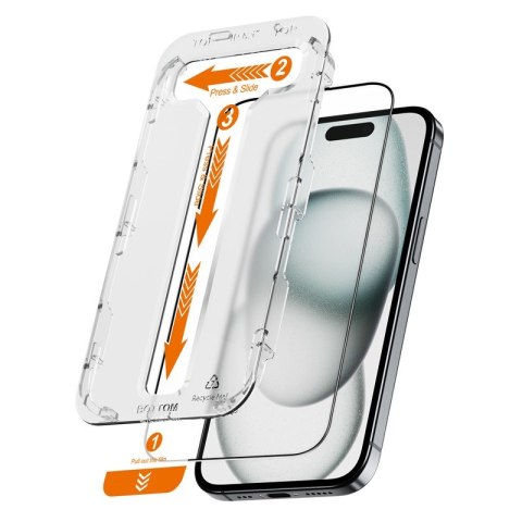 Szkło hartowane EasyShield 2-Pack - iPhone 16 / iPhone 15 (2 sztuki) Szkło hartowane EasyShield 2-Pack - iPhone 16 / iPhone 15 (2 sztuki)