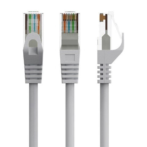Patch cord kat.6 miedź UTP 0.25m szary Patch cord kat.6 miedź UTP 0.25m szary