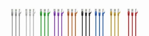 Patch cord kat.6 miedź UTP 0.25m szary Patch cord kat.6 miedź UTP 0.25m szary