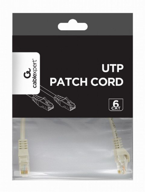 Patch cord kat.6 miedź UTP 0.25m szary Patch cord kat.6 miedź UTP 0.25m szary