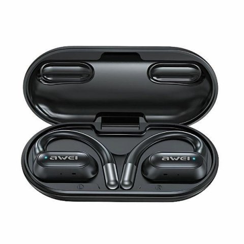 Słuchawki Bluetooth 5.4 T93 OWS czarne Słuchawki Bluetooth 5.4 T93 OWS czarne