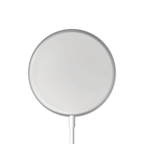 MagSpot Wireless Charger Aluminiowa ładowarka indukcyjna MagSafe 15W Srebrna MagSpot Wireless Charger Aluminiowa ładowarka indukcyjna MagSafe 15W Srebrna