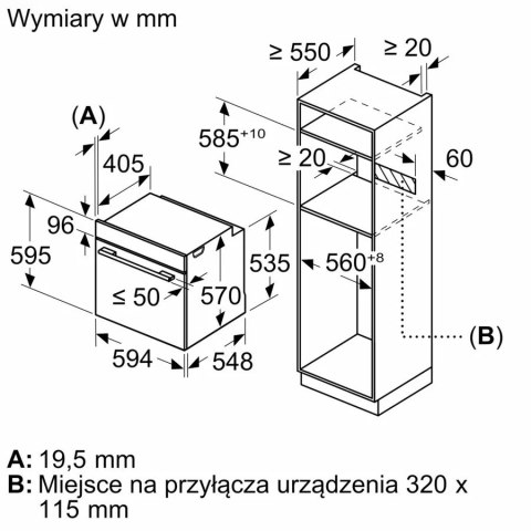 Piekarnik HBA334EB3