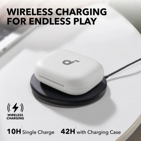 Słuchawki bezprzewodowe Soundcore Aero Fit 2 Bluetooth białe Słuchawki bezprzewodowe Soundcore Aero Fit 2 Bluetooth białe