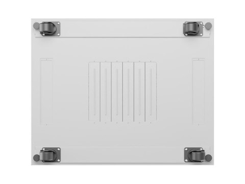 Szafa instalacyjna rack stojąca 19 cali 15U 800x1000 drzwi perforowane LCD szara (Flat pack)