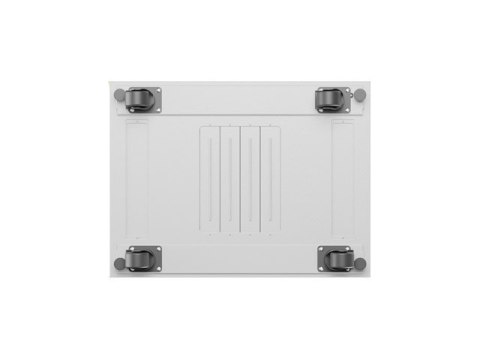 Szafa instalacyjna rack stojąca 19 cali 27U 600x800 drzwi perforowane LCD szara (Flat pack)