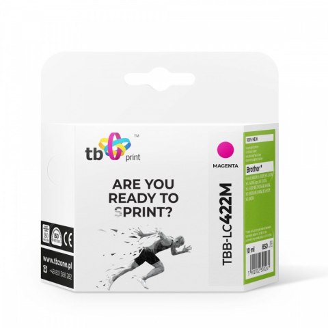 Tusz do Brother MFC-J5340DW TBB-LC422M 100% nowy magenta Tusz do Brother MFC-J5340DW TBB-LC422M 100% nowy magenta