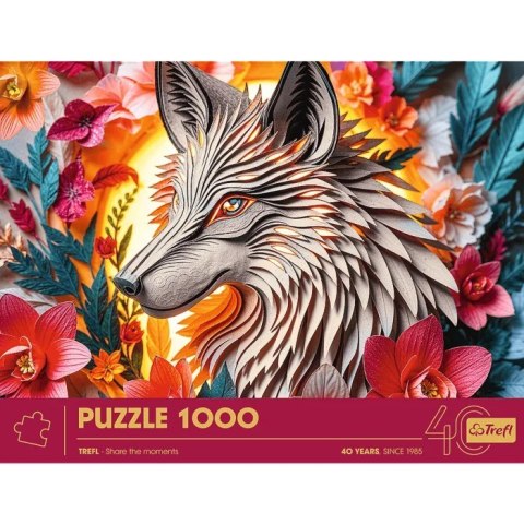 Puzzle 1000 elementów 40-lecie Paper Art Wilk Puzzle 1000 elementów 40-lecie Paper Art Wilk