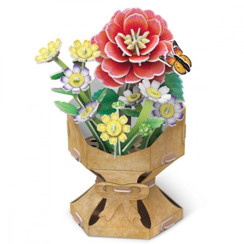Puzzle 3D Bukiet kwiatów - Kamelie Puzzle 3D Bukiet kwiatów - Kamelie