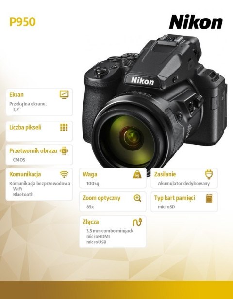 Aparat P950 black Aparat P950 black
