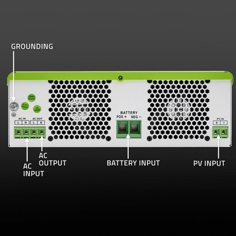 Hybrydowy Inwerter solarny Off-Grid 3500W | 100A | 24V | MPPT | Sinus | opcja Wi-Fi | Power Factor 1.0