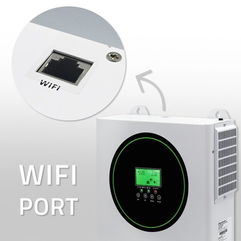 Hybrydowy Inwerter solarny Off-Grid 3500W | 100A | 24V | MPPT | Sinus | opcja Wi-Fi | Power Factor 1.0