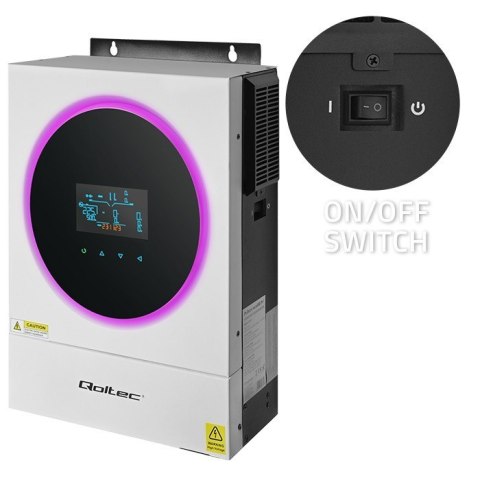 Hybrydowy inwerter solarny Off-Grid 4kVA | 4kW | 120A | MPPT | LCD | Wi-Fi | BMS | Sinus Hybrydowy inwerter solarny Off-Grid 4kVA | 4kW | 120A | MPPT | LCD | Wi-Fi | BMS | Sinus