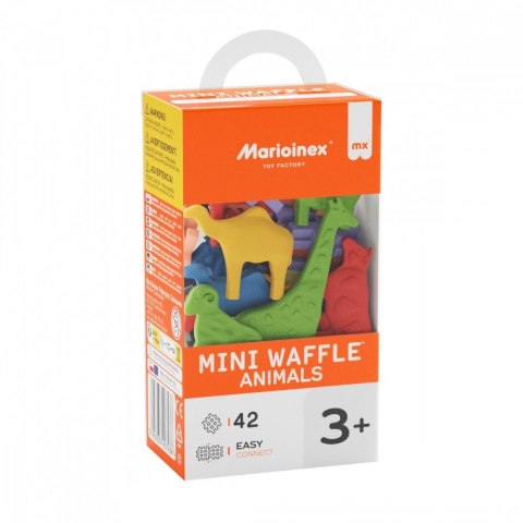 Klocki Waffle Mini - Zwierzęta 42 elementy