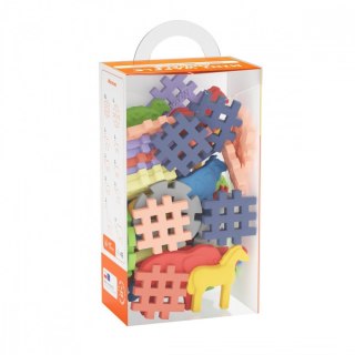 Klocki Waffle Mini - Zwierzęta 42 elementy