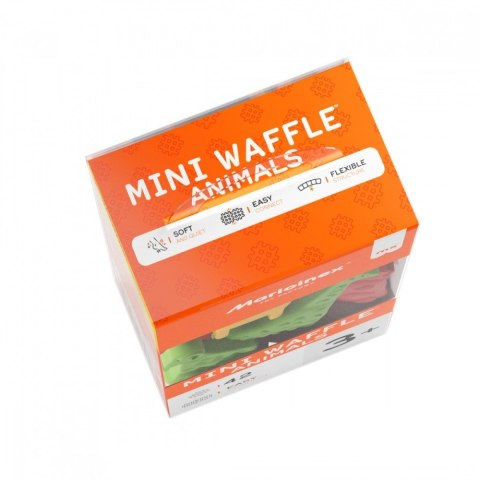 Klocki Waffle Mini - Zwierzęta 42 elementy