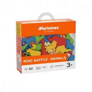 Klocki Waffle Mini - Zwierzęta 62 elementy