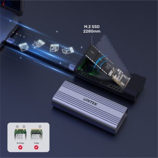 Obudowa dysku M.2 SSD PCIe/NVMe 40Gbps USB 4; S1226A