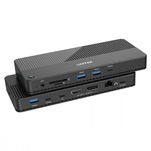 Stacja dokująca 12w1 USB-C, HDMI 2.1, USB 4, PD 100W; D1079A Stacja dokująca 12w1 USB-C, HDMI 2.1, USB 4, PD 100W; D1079A