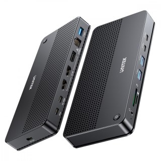Stacja dokująca 13w1 USB-C, HDMI 2.1,DP 2.0,RJ45,10GBPs;D1104A01