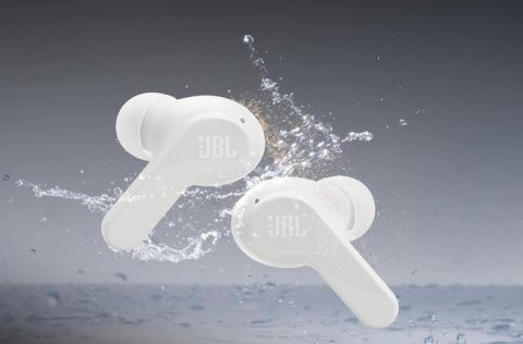 Słuchawki douszne JBL Wave Beam Białe Słuchawki douszne JBL Wave Beam Białe