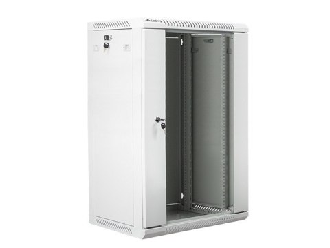 Szafa instalacyjna wisząca 19'' 18U 600X450mm szara (drzwi szklane) Szafa instalacyjna wisząca 19'' 18U 600X450mm szara (drzwi szklane)