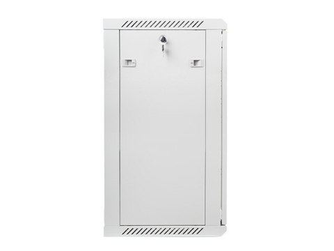 Szafa instalacyjna wisząca 19'' 18U 600X450mm szara (drzwi szklane) Szafa instalacyjna wisząca 19'' 18U 600X450mm szara (drzwi szklane)