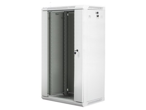 Szafa instalacyjna wisząca 19'' 22U 600X450mm szara (drzwi szklane) Szafa instalacyjna wisząca 19'' 22U 600X450mm szara (drzwi szklane)
