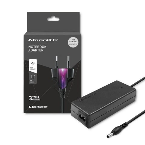 Zasilacz dedykowany do Samsung 60W | 19V | 3.15A | 5.5*3.5+pin Zasilacz dedykowany do Samsung 60W | 19V | 3.15A | 5.5*3.5+pin
