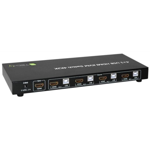 4-portowy przełącznik KVM HDMI/USB 4x1 z audio 4-portowy przełącznik KVM HDMI/USB 4x1 z audio