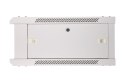 Szafka wisząca rack 4U 600x600 szara szklane drzwi
