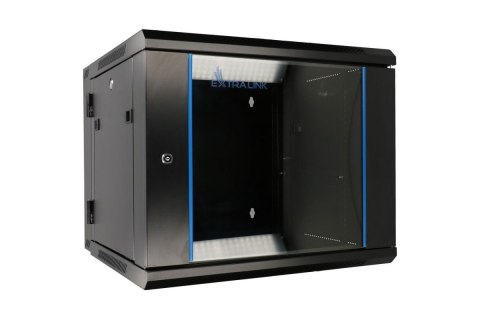 Szafka wisząca rack 6U 600x600 czarna dwusekcyjna Szafka wisząca rack 6U 600x600 czarna dwusekcyjna