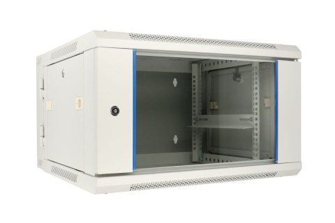 Szafka wisząca rack 6U 600x600 szara dwusekcyjna Szafka wisząca rack 6U 600x600 szara dwusekcyjna