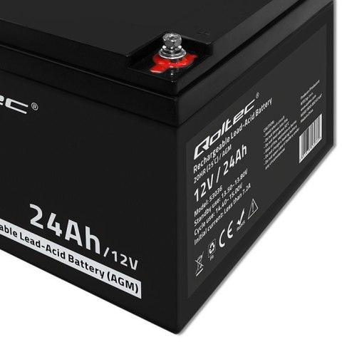 Akumulator AGM | 12V | 24Ah | max.7.2A Akumulator AGM | 12V | 24Ah | max.7.2A