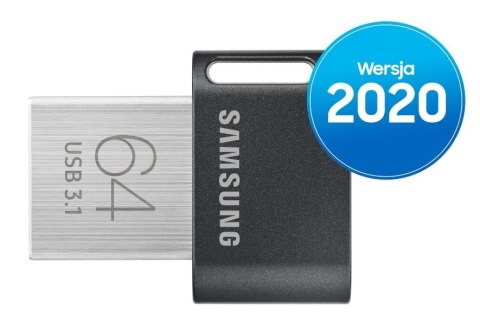 Pendrive FIT Plus USB3.1 64 GB Gray MUF-64AB/APC Pendrive FIT Plus USB3.1 64 GB Gray MUF-64AB/APC