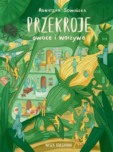 Książeczka Przekroje Owoce i Warzywa Książeczka Przekroje Owoce i Warzywa