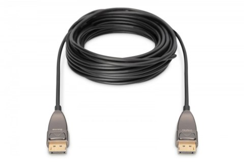 Kabel połączeniowy hybrydowy AOC DisplayPort 1.4 8K/60Hz UHD DP/DP M/M 20m Czarny Kabel połączeniowy hybrydowy AOC DisplayPort 1.4 8K/60Hz UHD DP/DP M/M 20m Czarny
