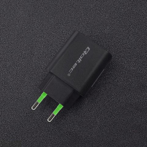 Ładowarka sieciowa | 18W | 5-12V | 1.5-3A | USB typ C PD | USB QC 3.0 | Czarna Ładowarka sieciowa | 18W | 5-12V | 1.5-3A | USB typ C PD | USB QC 3.0 | Czarna