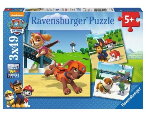 Puzzle 3x49 elementów Drużyna Psi Patrol Puzzle 3x49 elementów Drużyna Psi Patrol
