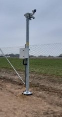 Słup ATS SKAMP2/4 pod montaż kamer CCTV
