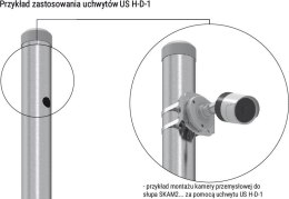 UCHWYT SŁUPOWY ATS US H-D-BOX